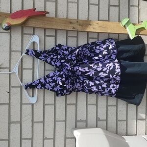 Purple/Black Swimsuit